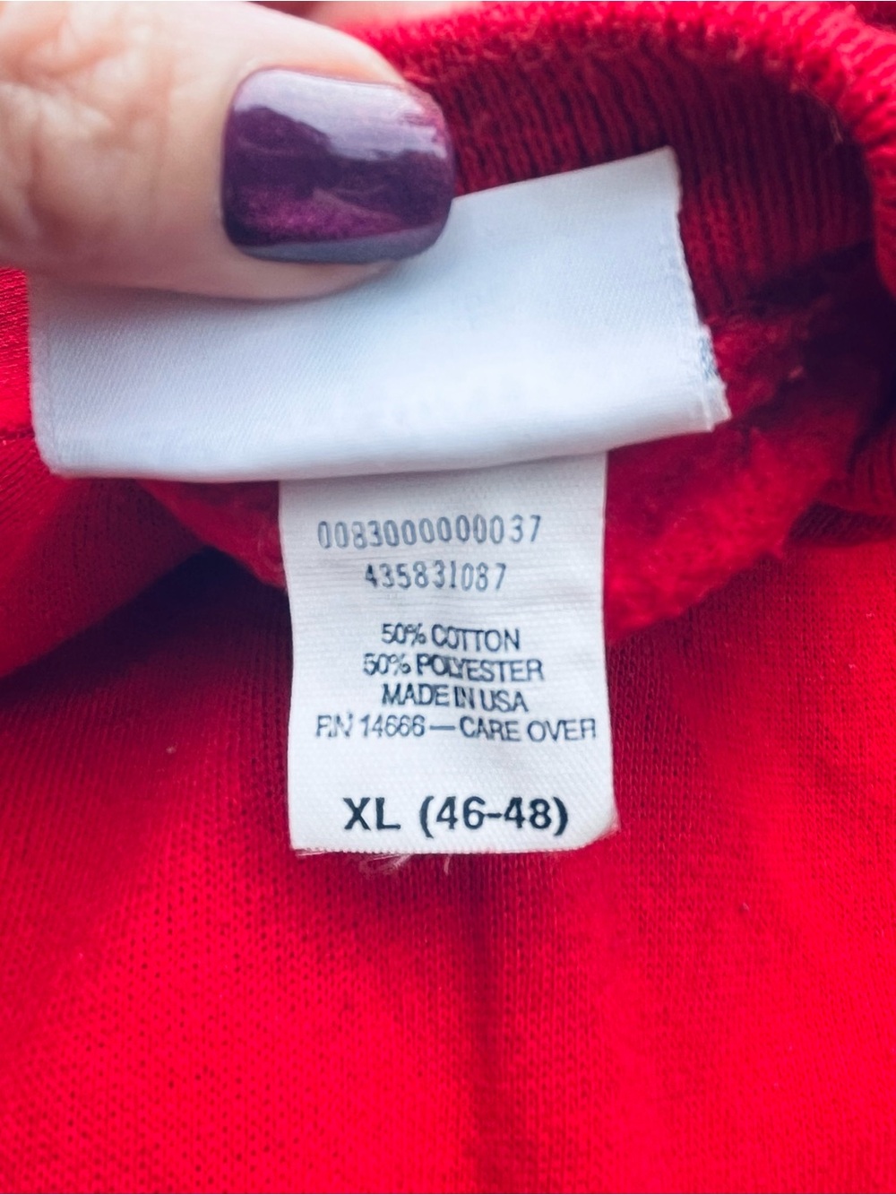 Vintage Red Sweatshirt with Yellow Moscow State University Graphic - Picture 5 of 5